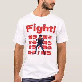 Camiseta Luchador con Estilo de Anime Retro de los 90
