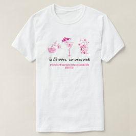 Camiseta Luchador contra el cáncer de mama Cinta rosa Inspi