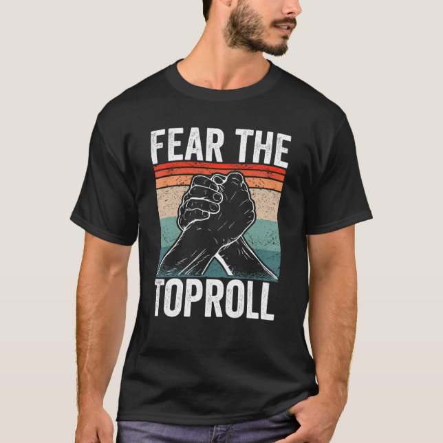 Camiseta Luchador de armas teme la lucha contra el brazo de (Anverso)