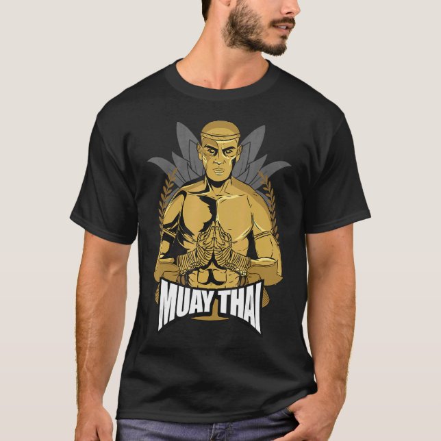 Camiseta Luchador de boxeo muay tailandés (Anverso)