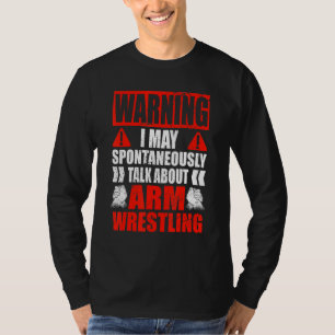 Camiseta Luchador de brazos Puede hablar espontáneamente so