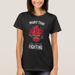 Camiseta Luchador de demonios de Muay Thai Oni Boxeo tailan