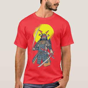 Camiseta Luchador de espadas de guerrero japonés de Guay Sa