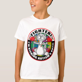Camiseta Luchador de gatos autista
