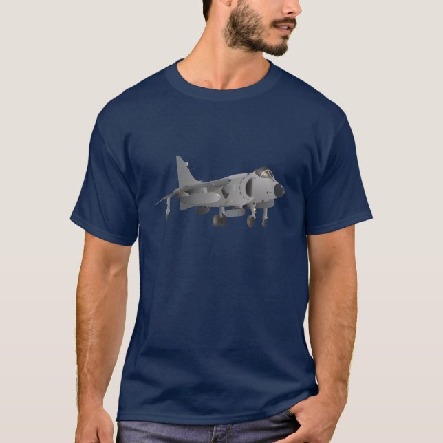 Camiseta Luchador de Jet Sea Harrier (Anverso)