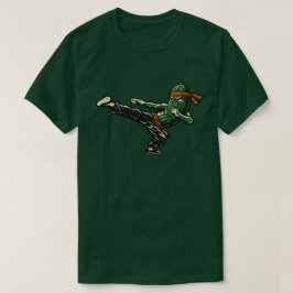 Camiseta Luchador de JKD de pepino — Artes marciales retro 