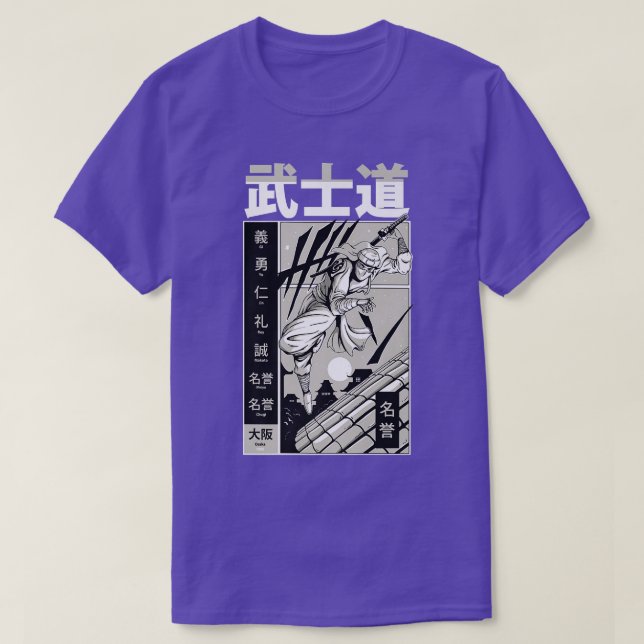 Camiseta Luchador de Katana en Samurai  (Diseño del anverso)