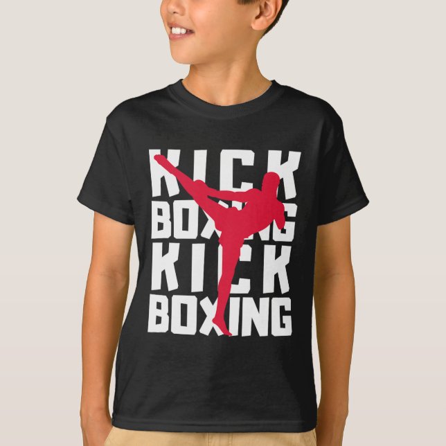 Camiseta Luchador de Kickboxing  (Anverso)