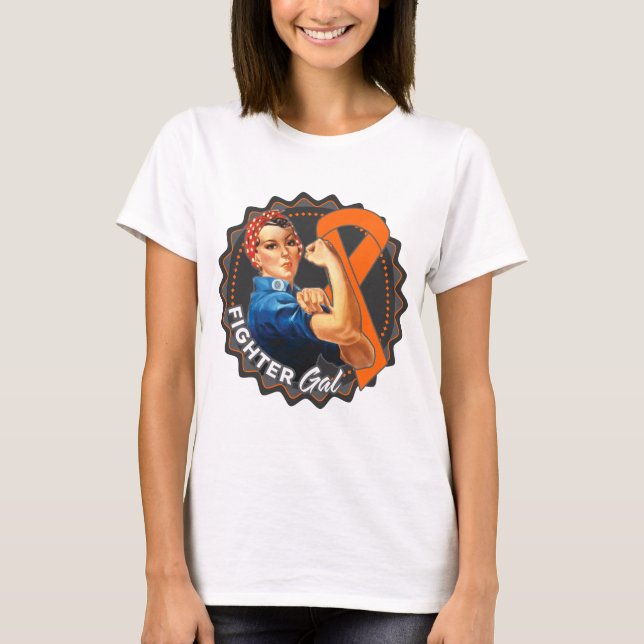 Camiseta Luchador de leucemia (Anverso)