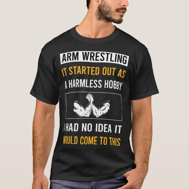 Camiseta Luchador de lucha armada luchador de armas luchado (Anverso)