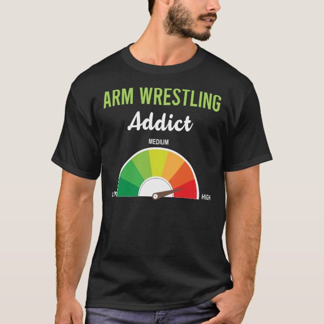 Camiseta Luchador de lucha armada luchador de armas luchado (Anverso)