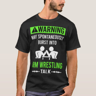 Camiseta Luchador de lucha de brazos Armwrestling Armwrestl