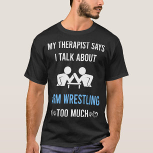 Camiseta Luchador de lucha de brazos Armwrestling Armwrestl