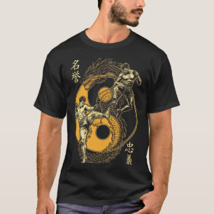 Camiseta Luchador de MMA Dragón Yin Yang Patada de Rodilla