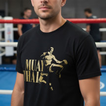 Luchador de Muay Thai – Golpe Dorado