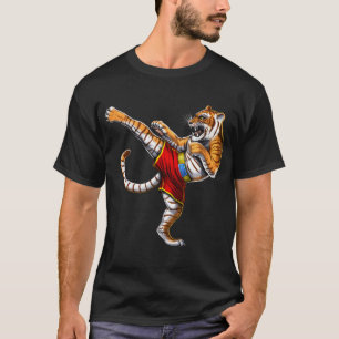 Camiseta Luchador de Muay Thai Tigre