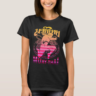 Camiseta Luchador de Muay Thai Vintage Tailandia Boxeo Tail
