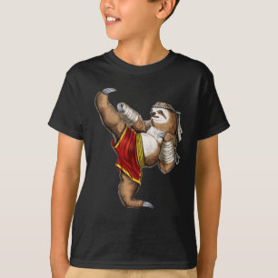 Camiseta Luchador de Sloth Muay Thai