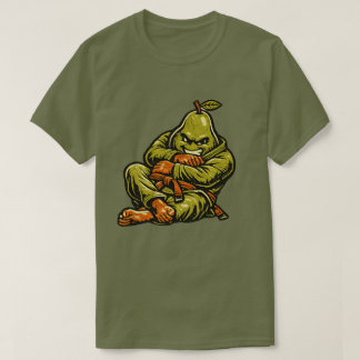 Camiseta Luchador de Suelo de Pera — BJJ Grappling Retro Vi
