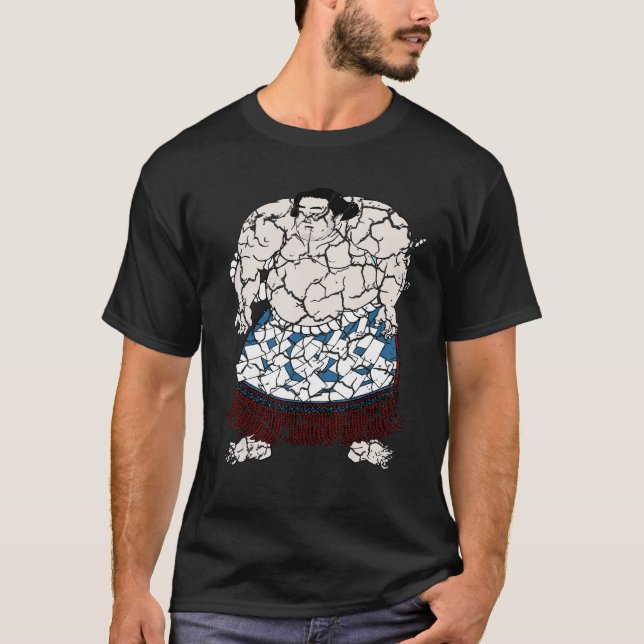 Camiseta Luchador de sumo con problemas (Anverso)