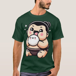 Camiseta Luchador de sumo lindo