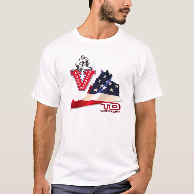 Camiseta luchador de Virginia (Anverso)