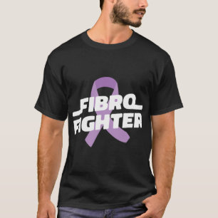 Camiseta Luchador - Fibromialgia Conciencia Cinta púrpura