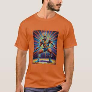 Camiseta Luchador Hero Cósmico Pop Art T Shirt
