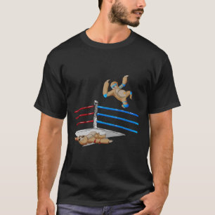 Camiseta Luchador humorístico que lucha contra el codo vola