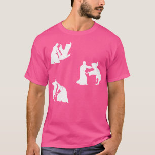 Camiseta Luchador japonés de Aikido Silhouette Aikido