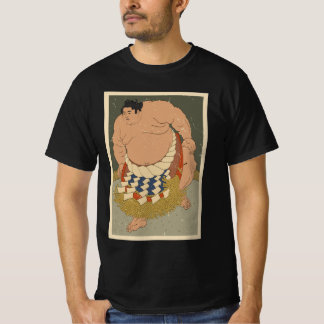 Camiseta Luchador japonés de sumo retro