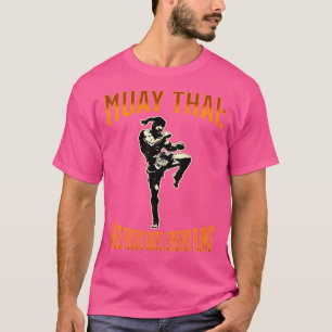 Camiseta Luchador Muay Thai Donde La Atención Se Centra La