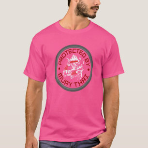 Camiseta Luchador Muay Thai Protegido Por Muay Thai Y Thai