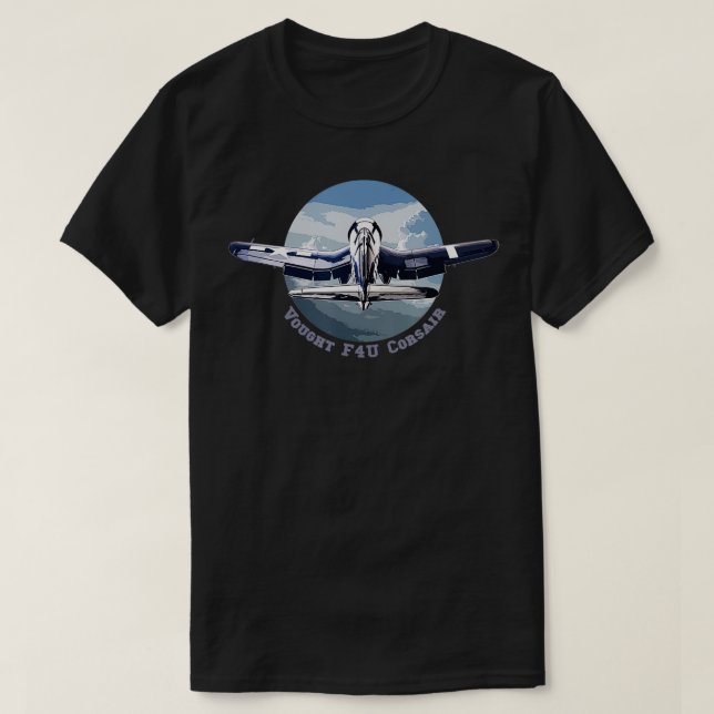 Camiseta Luchador Vought F4U Corsair WW2 (Diseño del anverso)