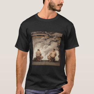 Camiseta Luchadora de sumo bajo flores de K
