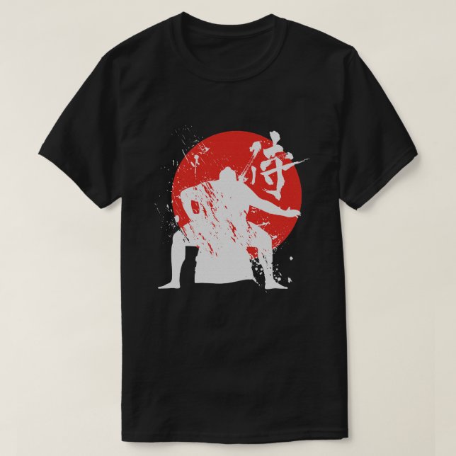 Camiseta Luchadora de sumo Japón lucha en el kanji japonés (Diseño del anverso)