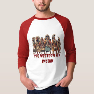 Camiseta Luchadores Indios Rojos De Unidad De Valor -