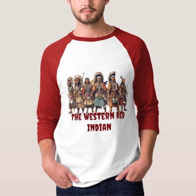 Camiseta Luchadores Indios Rojos De Unidad De Valor - (Anverso)