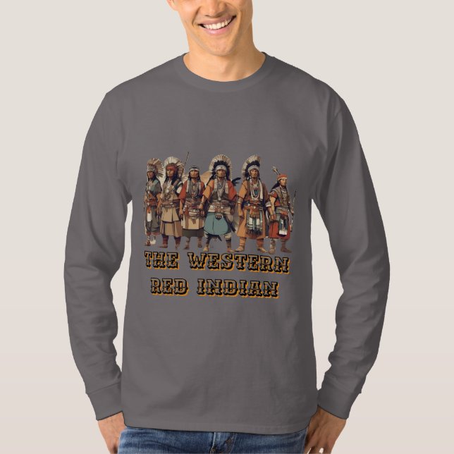 Camiseta Luchadores Indios Rojos De Unidad De Valor - (Anverso)