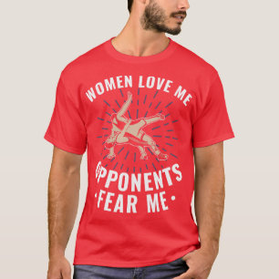 Camiseta Luchadores opositores divertidos temen que yo luch