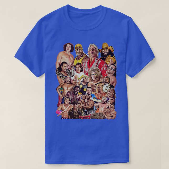Camiseta Luchadores pro de los pines de los 80 (Diseño del anverso)