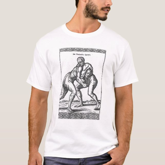 Camiseta Luchadores turcos (Anverso)