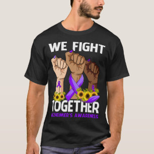 Camiseta Luchamos Juntos CONCIENCIA DEL ALZHEIMER Girasol