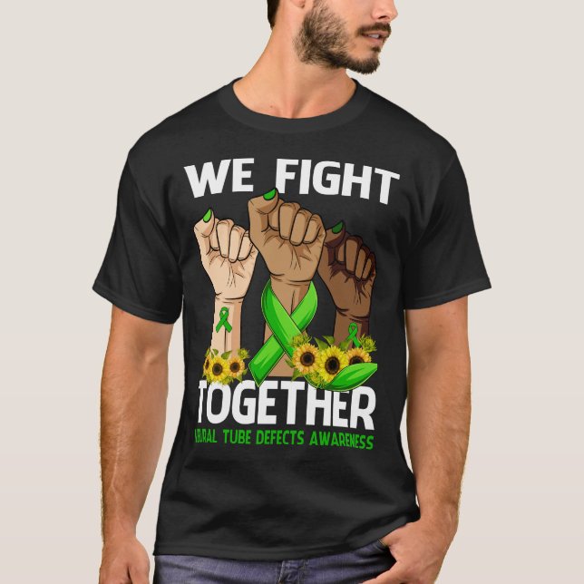 Camiseta Luchamos juntos contra la conciencia de los DEFECT (Anverso)