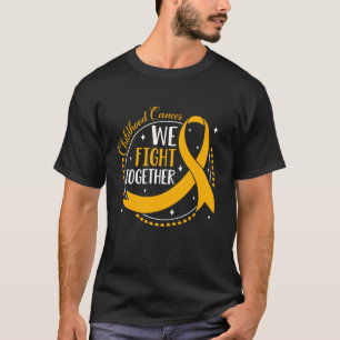 Camiseta Luchamos juntos contra la conciencia sobre el cánc