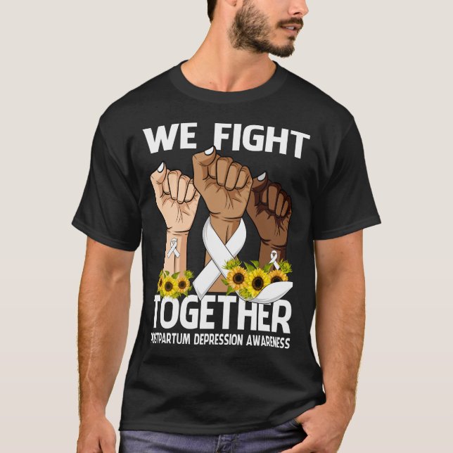 Camiseta Luchamos juntos contra la toma de conciencia de la (Anverso)