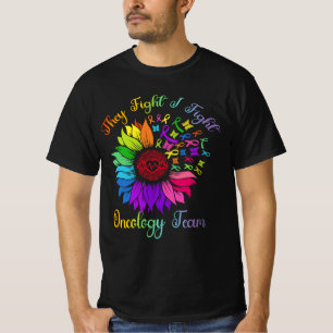 Camiseta Luchan Contra El Equipo De Oncología Sunflower Onc