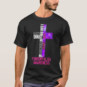 Camiseta Luchando contra la fibromialgia Guerrero Cinta Púr