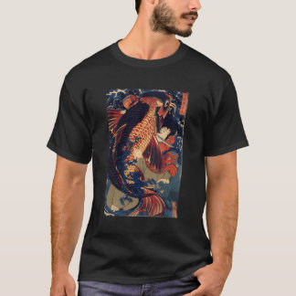 Camiseta Luchando contra la gigantesca carpa japonesa