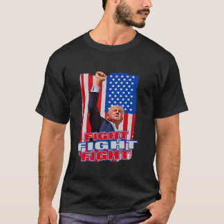 Camiseta Luchando contra los combatientes de Donald Trump